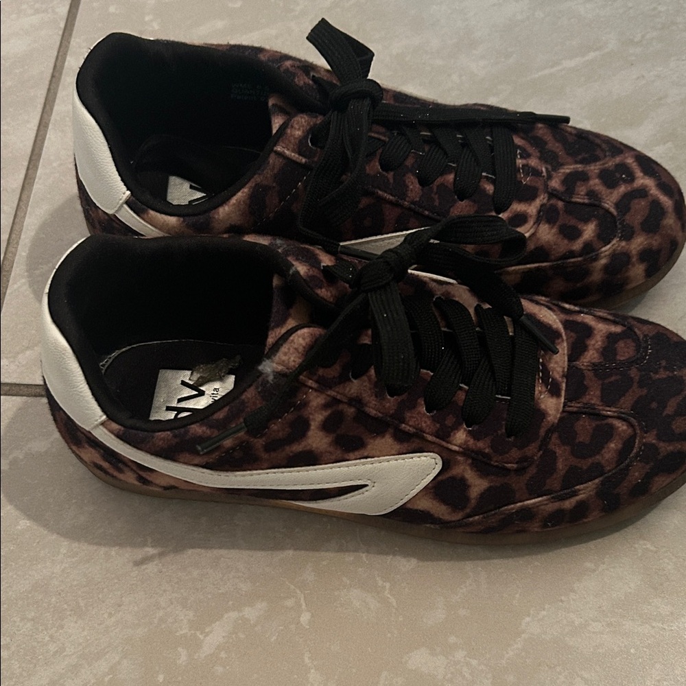 DV by Dolce Vita Leopard Print Athletic Shoes